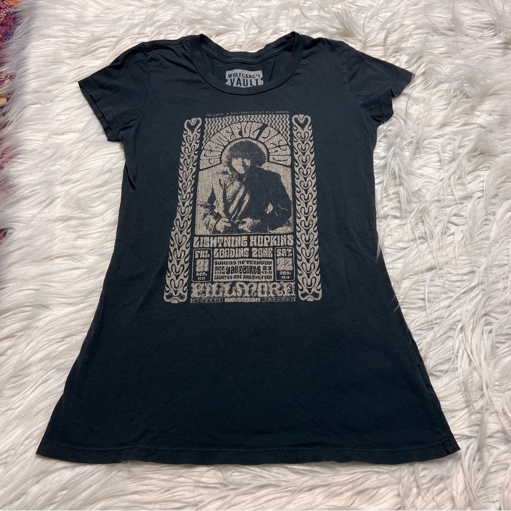 Wolfgangs’ vault Grateful Dead  Vintage Black Graphic T-Shirt